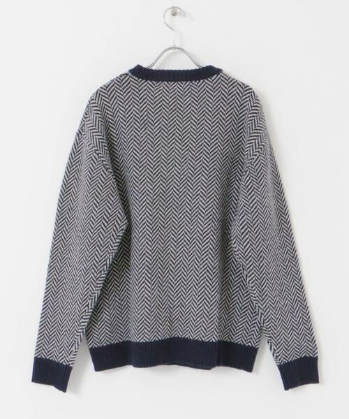 URBAN RESEARCH ROSSO / アーバンリサーチ ロッソ ニット・セーター | 『XLサイズあり』ヘリンボーン柄クルーネックニット | 詳細8