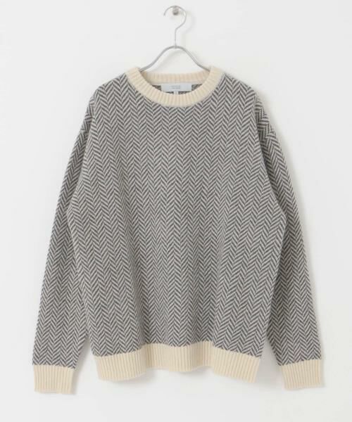 URBAN RESEARCH ROSSO / アーバンリサーチ ロッソ ニット・セーター | 『XLサイズあり』ヘリンボーン柄クルーネックニット | 詳細22