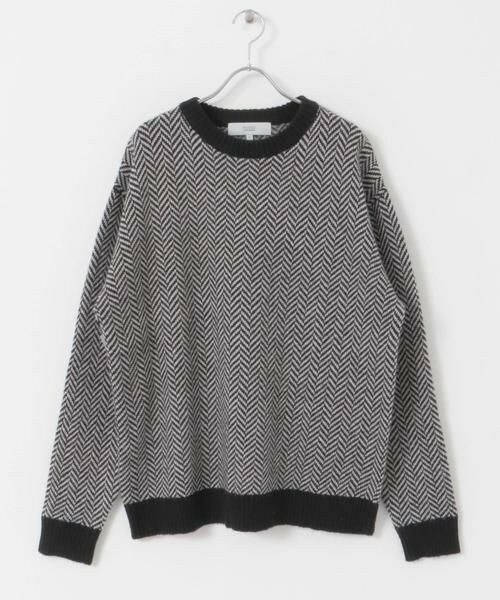 URBAN RESEARCH ROSSO / アーバンリサーチ ロッソ ニット・セーター | 『XLサイズあり』ヘリンボーン柄クルーネックニット | 詳細29