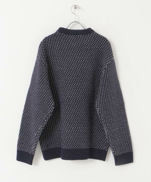 URBAN RESEARCH ROSSO / アーバンリサーチ ロッソ カーディガン・ボレロ | 『XLサイズあり』バーズアイ柄クルーニットカーディガン | 詳細3