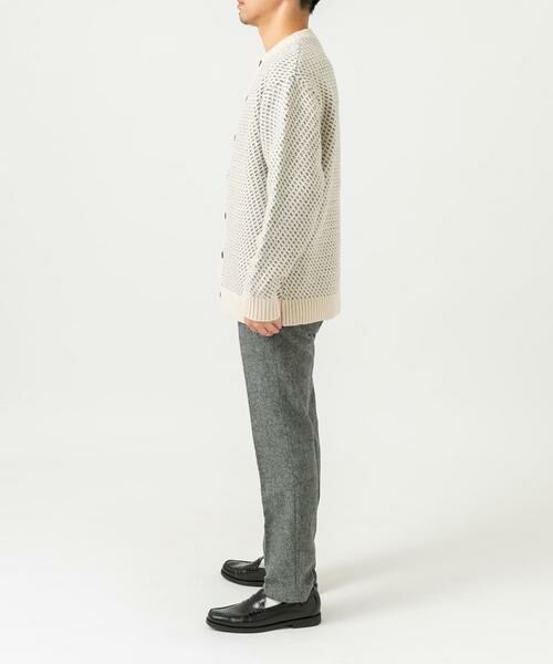 URBAN RESEARCH ROSSO / アーバンリサーチ ロッソ カーディガン・ボレロ | 『XLサイズあり』バーズアイ柄クルーニットカーディガン | 詳細19