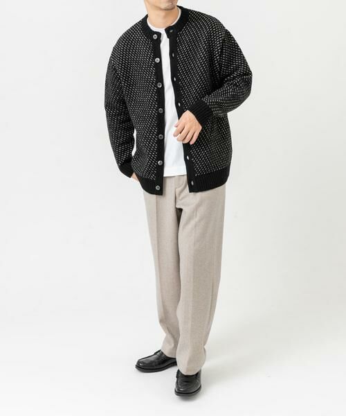 URBAN RESEARCH ROSSO / アーバンリサーチ ロッソ カーディガン・ボレロ | 『XLサイズあり』バーズアイ柄クルーニットカーディガン | 詳細29
