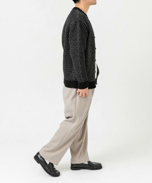 URBAN RESEARCH ROSSO / アーバンリサーチ ロッソ カーディガン・ボレロ | 『XLサイズあり』バーズアイ柄クルーニットカーディガン | 詳細30