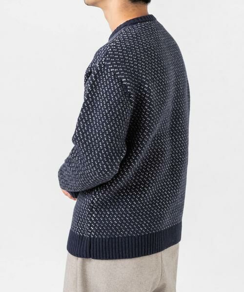 URBAN RESEARCH ROSSO / アーバンリサーチ ロッソ ニット・セーター | 『XLサイズあり』バーズアイ柄ヘンリーネックニット | 詳細2