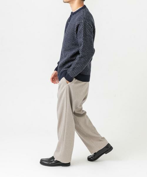 URBAN RESEARCH ROSSO / アーバンリサーチ ロッソ ニット・セーター | 『XLサイズあり』バーズアイ柄ヘンリーネックニット | 詳細5