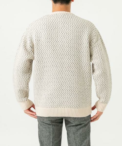 URBAN RESEARCH ROSSO / アーバンリサーチ ロッソ ニット・セーター | 『XLサイズあり』バーズアイ柄ヘンリーネックニット | 詳細16