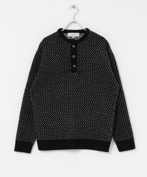URBAN RESEARCH ROSSO / アーバンリサーチ ロッソ ニット・セーター | 『XLサイズあり』バーズアイ柄ヘンリーネックニット | 詳細22