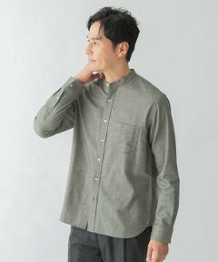 URBAN RESEARCH ROSSO / アーバンリサーチ ロッソ シャツ・ブラウス | 『抗菌 / 防臭』『XXLサイズあり』ハイパフォーマンスフランネルバンドカラーシャツ