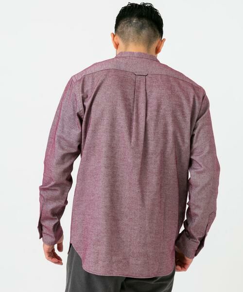 URBAN RESEARCH ROSSO / アーバンリサーチ ロッソ シャツ・ブラウス | 『抗菌 / 防臭』『XXLサイズあり』ハイパフォーマンスフランネルバンドカラーシャツ | 詳細4