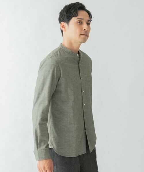 URBAN RESEARCH ROSSO / アーバンリサーチ ロッソ シャツ・ブラウス | 『抗菌 / 防臭』『XXLサイズあり』ハイパフォーマンスフランネルバンドカラーシャツ | 詳細8