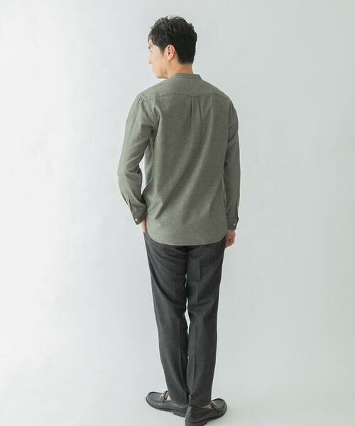 URBAN RESEARCH ROSSO / アーバンリサーチ ロッソ シャツ・ブラウス | 『抗菌 / 防臭』『XXLサイズあり』ハイパフォーマンスフランネルバンドカラーシャツ | 詳細11