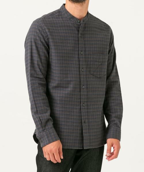 URBAN RESEARCH ROSSO / アーバンリサーチ ロッソ シャツ・ブラウス | 『抗菌 / 防臭』『XXLサイズあり』ハイパフォーマンスフランネルバンドカラーシャツ | 詳細15