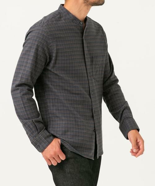 URBAN RESEARCH ROSSO / アーバンリサーチ ロッソ シャツ・ブラウス | 『抗菌 / 防臭』『XXLサイズあり』ハイパフォーマンスフランネルバンドカラーシャツ | 詳細17
