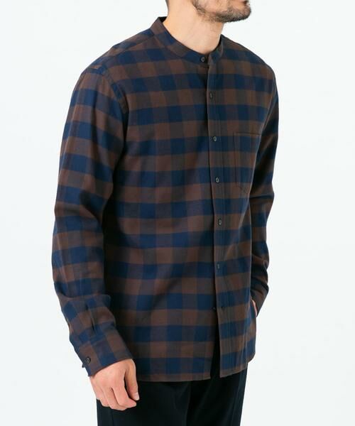 URBAN RESEARCH ROSSO / アーバンリサーチ ロッソ シャツ・ブラウス | 『抗菌 / 防臭』『XXLサイズあり』ハイパフォーマンスフランネルバンドカラーシャツ | 詳細27