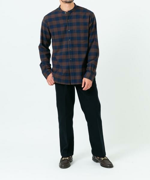 URBAN RESEARCH ROSSO / アーバンリサーチ ロッソ シャツ・ブラウス | 『抗菌 / 防臭』『XXLサイズあり』ハイパフォーマンスフランネルバンドカラーシャツ | 詳細29