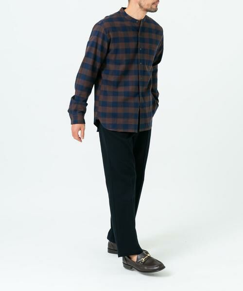 URBAN RESEARCH ROSSO / アーバンリサーチ ロッソ シャツ・ブラウス | 『抗菌 / 防臭』『XXLサイズあり』ハイパフォーマンスフランネルバンドカラーシャツ | 詳細30
