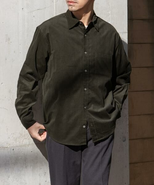URBAN RESEARCH ROSSO / アーバンリサーチ ロッソ シャツ・ブラウス | アーバンリラックスコーデュロイレギュラーシャツ | 詳細1