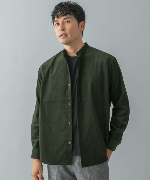 URBAN RESEARCH ROSSO / アーバンリサーチ ロッソ シャツ・ブラウス | アーバンリラックスコーデュロイバンドシャツ | 詳細1
