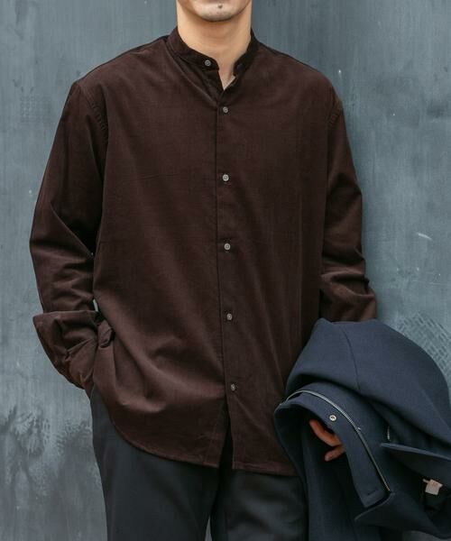 URBAN RESEARCH ROSSO / アーバンリサーチ ロッソ シャツ・ブラウス | アーバンリラックスコーデュロイバンドシャツ | 詳細8