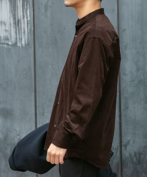 URBAN RESEARCH ROSSO / アーバンリサーチ ロッソ シャツ・ブラウス | アーバンリラックスコーデュロイバンドシャツ | 詳細9
