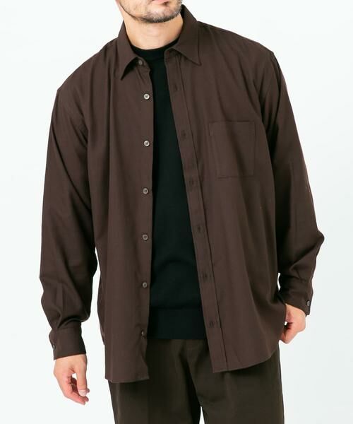 URBAN RESEARCH ROSSO / アーバンリサーチ ロッソ シャツ・ブラウス | 『蓄熱 / XLサイズあり』アーバンリラックスサーモネルレギュラーシャツ | 詳細1