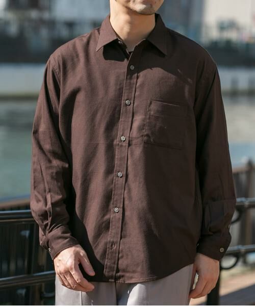 URBAN RESEARCH ROSSO / アーバンリサーチ ロッソ シャツ・ブラウス | 『蓄熱 / XLサイズあり』アーバンリラックスサーモネルレギュラーシャツ | 詳細7