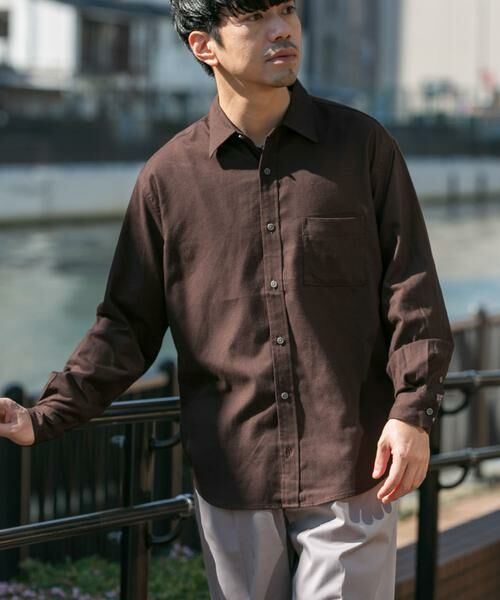 URBAN RESEARCH ROSSO / アーバンリサーチ ロッソ シャツ・ブラウス | 『蓄熱 / XLサイズあり』アーバンリラックスサーモネルレギュラーシャツ | 詳細8