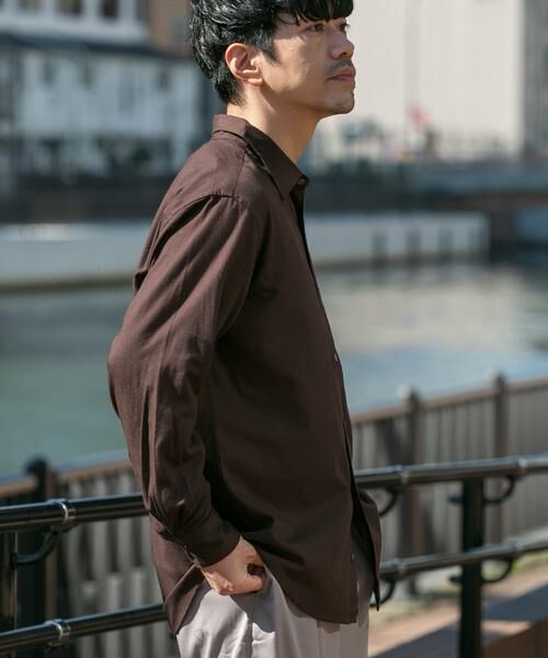 URBAN RESEARCH ROSSO / アーバンリサーチ ロッソ シャツ・ブラウス | 『蓄熱 / XLサイズあり』アーバンリラックスサーモネルレギュラーシャツ | 詳細9