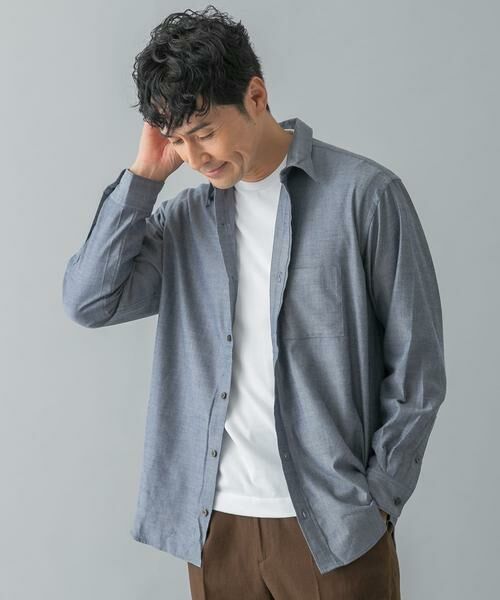 URBAN RESEARCH ROSSO / アーバンリサーチ ロッソ シャツ・ブラウス | 『蓄熱 / XLサイズあり』アーバンリラックスサーモネルレギュラーシャツ | 詳細26