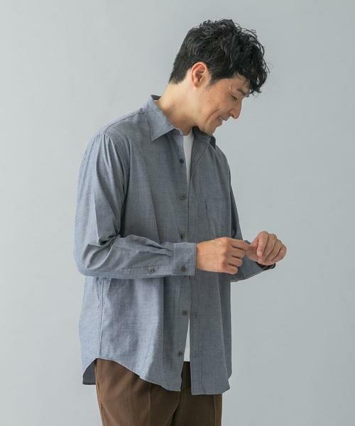 URBAN RESEARCH ROSSO / アーバンリサーチ ロッソ シャツ・ブラウス | 『蓄熱 / XLサイズあり』アーバンリラックスサーモネルレギュラーシャツ | 詳細27