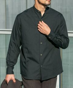 URBAN RESEARCH ROSSO / アーバンリサーチ ロッソ シャツ・ブラウス | 『蓄熱 / XLサイズあり』アーバンリラックスサーモネルバンドカラーシャツ