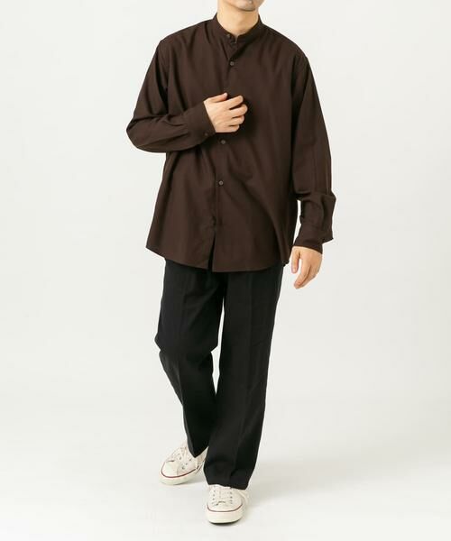 URBAN RESEARCH ROSSO / アーバンリサーチ ロッソ シャツ・ブラウス | 『蓄熱 / XLサイズあり』アーバンリラックスサーモネルバンドカラーシャツ | 詳細10