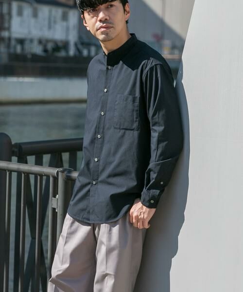 URBAN RESEARCH ROSSO / アーバンリサーチ ロッソ シャツ・ブラウス | 『蓄熱 / XLサイズあり』アーバンリラックスサーモネルバンドカラーシャツ | 詳細14