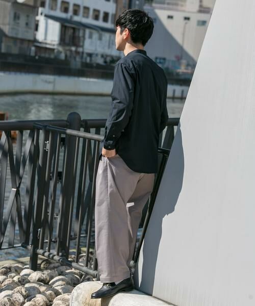 URBAN RESEARCH ROSSO / アーバンリサーチ ロッソ シャツ・ブラウス | 『蓄熱 / XLサイズあり』アーバンリラックスサーモネルバンドカラーシャツ | 詳細17