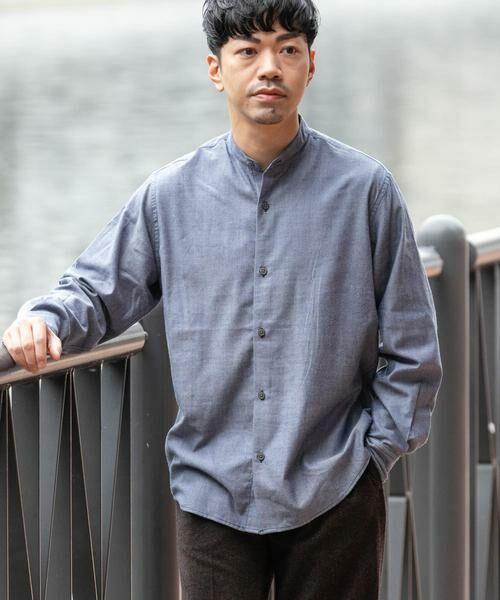 URBAN RESEARCH ROSSO / アーバンリサーチ ロッソ シャツ・ブラウス | 『蓄熱 / XLサイズあり』アーバンリラックスサーモネルバンドカラーシャツ | 詳細26