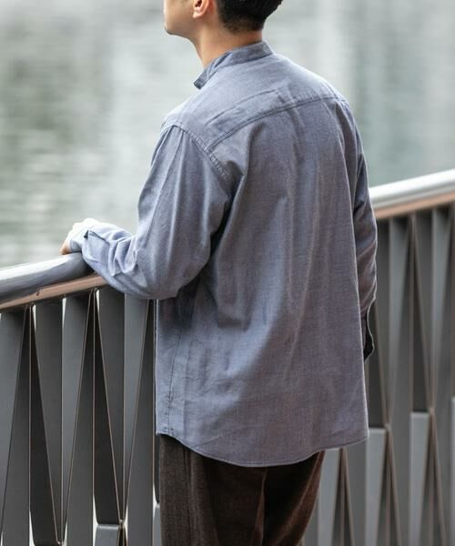 URBAN RESEARCH ROSSO / アーバンリサーチ ロッソ シャツ・ブラウス | 『蓄熱 / XLサイズあり』アーバンリラックスサーモネルバンドカラーシャツ | 詳細27