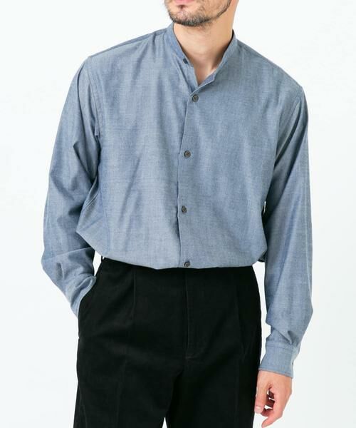 URBAN RESEARCH ROSSO / アーバンリサーチ ロッソ シャツ・ブラウス | 『蓄熱 / XLサイズあり』アーバンリラックスサーモネルバンドカラーシャツ | 詳細30