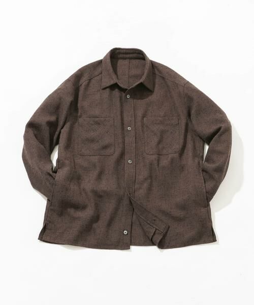 URBAN RESEARCH ROSSO / アーバンリサーチ ロッソ シャツ・ブラウス | ツイードサイドポケットシャツ | 詳細10