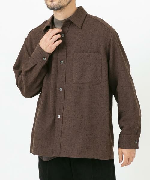URBAN RESEARCH ROSSO / アーバンリサーチ ロッソ シャツ・ブラウス | ツイードサイドポケットシャツ | 詳細4