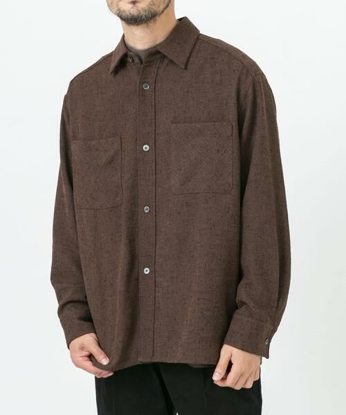 URBAN RESEARCH ROSSO / アーバンリサーチ ロッソ シャツ・ブラウス | ツイードサイドポケットシャツ | 詳細5
