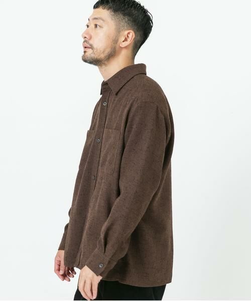 URBAN RESEARCH ROSSO / アーバンリサーチ ロッソ シャツ・ブラウス | ツイードサイドポケットシャツ | 詳細7
