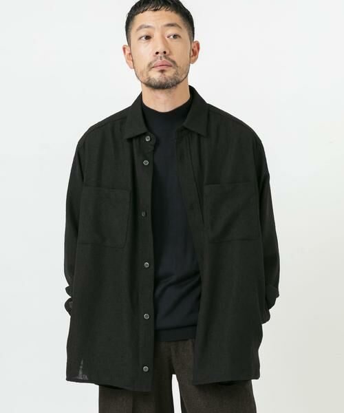 URBAN RESEARCH ROSSO / アーバンリサーチ ロッソ シャツ・ブラウス | ツイードサイドポケットシャツ | 詳細20