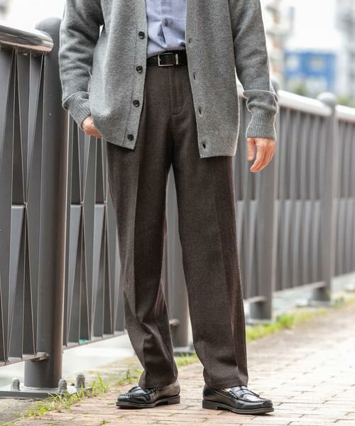 URBAN RESEARCH ROSSO / アーバンリサーチ ロッソ その他パンツ | ウールツイードワイドパンツ | 詳細1