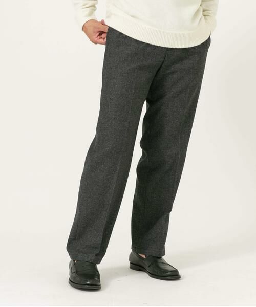 URBAN RESEARCH ROSSO/アーバンリサーチ ロッソ ウールツイードワイドパンツ ブラック XL