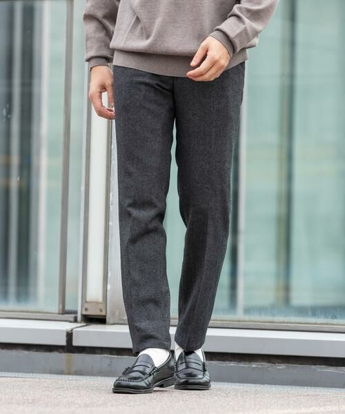 URBAN RESEARCH ROSSO / アーバンリサーチ ロッソ その他パンツ | 『XLサイズあり』ウールツイードテーパードパンツ | 詳細20