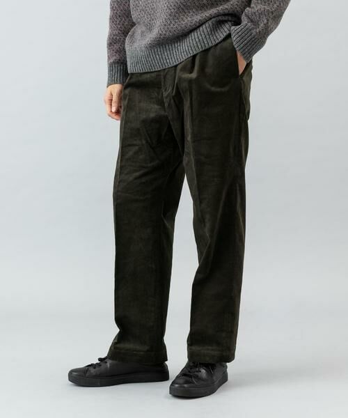 URBAN RESEARCH ROSSO / アーバンリサーチ ロッソ その他パンツ | 『XLサイズあり』ストレッチコーデュロイ1タックワイドスラックス | 詳細1