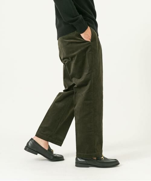 URBAN RESEARCH ROSSO / アーバンリサーチ ロッソ その他パンツ | 『XLサイズあり』ストレッチコーデュロイ1タックワイドスラックス | 詳細6
