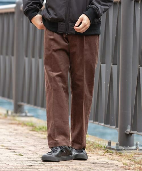 URBAN RESEARCH ROSSO / アーバンリサーチ ロッソ その他パンツ | 『XLサイズあり』ストレッチコーデュロイ1タックワイドスラックス | 詳細11