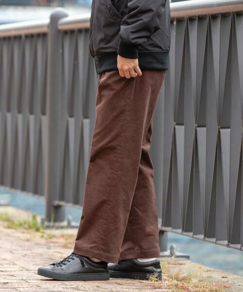 URBAN RESEARCH ROSSO / アーバンリサーチ ロッソ その他パンツ | 『XLサイズあり』ストレッチコーデュロイ1タックワイドスラックス | 詳細12