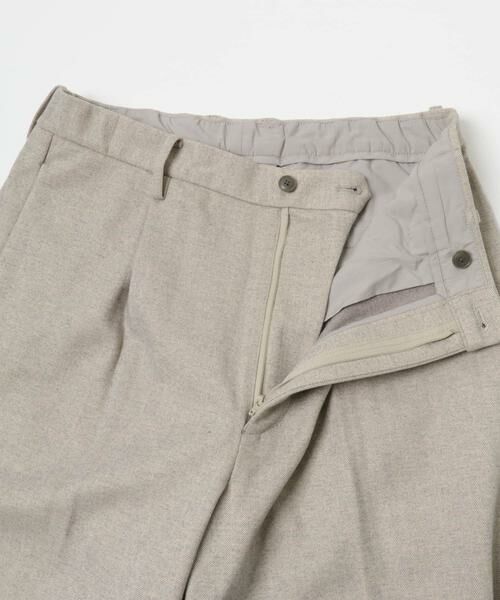 URBAN RESEARCH ROSSO / アーバンリサーチ ロッソ その他パンツ | ストレッチヘリンボーン1タックワイドスラックス | 詳細16